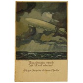 Cartolina postale Zeppelin-Eckener-Fund- Zeppelin-Eckener-Spende des Deutschen Volkes